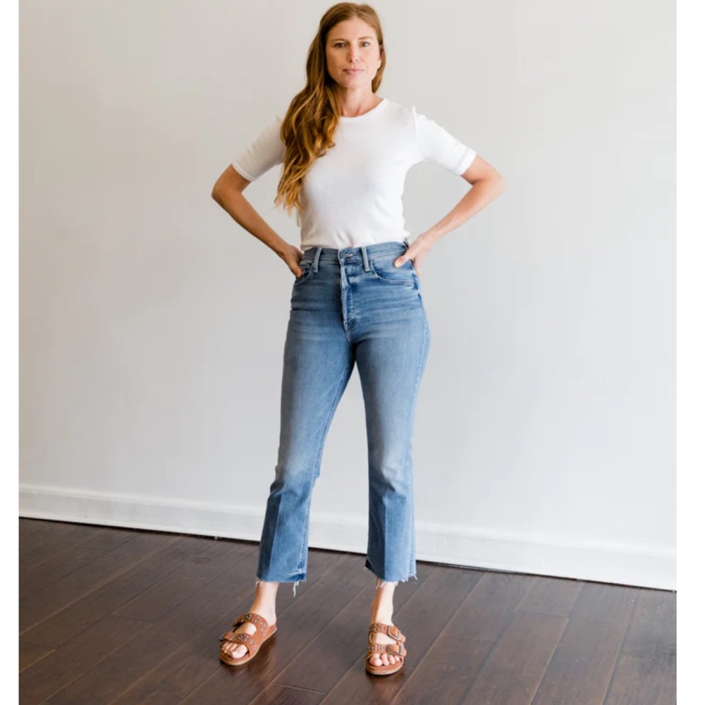 MOTHER THE TRIPPER ANKLE FRAY